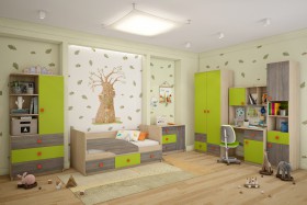 Детская комната Пуговка в Юрге - yurga.katalogmebeli.com | фото