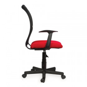 Кресло BRABIX Spring MG-307 (красно-черный) в Юрге - yurga.katalogmebeli.com | фото 3