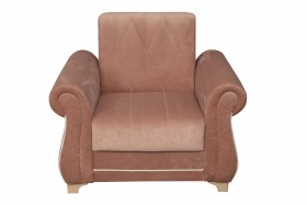 Кресло для отдыха "Порто" (велюр киви корица / микровельвет крем) в Юрге - yurga.katalogmebeli.com | фото 8