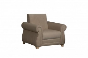 Кресло для отдыха "Порто" (велюр киви латте / микровельвет крем) в Юрге - yurga.katalogmebeli.com | фото 1