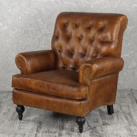Кресло кожаное Чарльз в Юрге - yurga.katalogmebeli.com | фото
