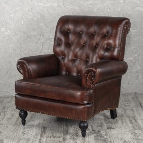 Кресло кожаное Лофт Чарльз в Юрге - yurga.katalogmebeli.com | фото