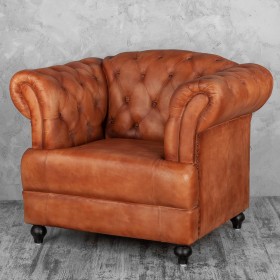 Кресло кожаное Лофт Честер-Нью в Юрге - yurga.katalogmebeli.com | фото