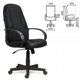 Кресло офисное BRABIX City EX-512 (черное) в Юрге - yurga.katalogmebeli.com | фото