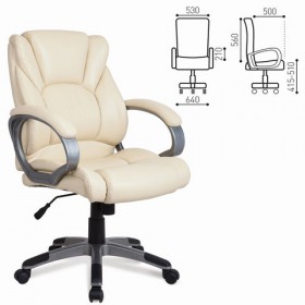Кресло офисное BRABIX Eldorado EX-504 (бежевый) в Юрге - yurga.katalogmebeli.com | фото