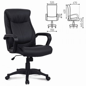 Кресло офисное BRABIX Enter EX-511 (черный) в Юрге - yurga.katalogmebeli.com | фото