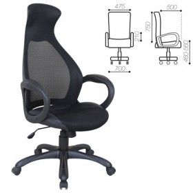 Кресло офисное BRABIX Genesis EX-517 (черное) в Юрге - yurga.katalogmebeli.com | фото