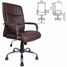 Кресло офисное BRABIX Space EX-508 (коричневый) в Юрге - yurga.katalogmebeli.com | фото