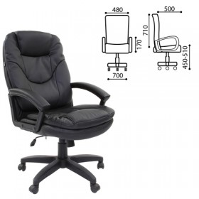 Кресло офисное BRABIX Trend EX-568 (черный) в Юрге - yurga.katalogmebeli.com | фото