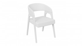 Кресло «Техас 1» (Белый матовый/Экокожа Белый №66) в Юрге - yurga.katalogmebeli.com | фото
