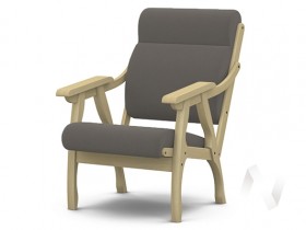 Кресло Вега-10 (бесцветный лак/ULTRA STONE) в Юрге - yurga.katalogmebeli.com | фото 1