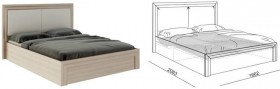 Кровать 1,6 Глэдис (М32) с подъемным механизмом Распродажа в Юрге - yurga.katalogmebeli.com | фото 2