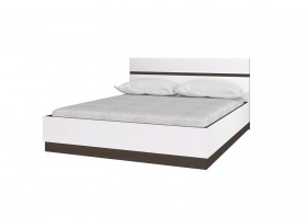 Кровать 1,6м Вегас (Венге/Белый) в Юрге - yurga.katalogmebeli.com | фото