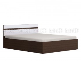 Кровать Нэнси 1,4м (Венге/Белый глянец) в Юрге - yurga.katalogmebeli.com | фото