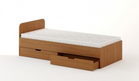 Кровать с ящиками 900 (Бук темный) в Юрге - yurga.katalogmebeli.com | фото