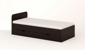 Кровать с ящиками 900 (Венге) в Юрге - yurga.katalogmebeli.com | фото