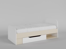 Кровать Санни 1650х750 (Белый/корпус Клен) в Юрге - yurga.katalogmebeli.com | фото