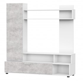 Мебель для гостиной "МГС 9" Белый / Цемент светлый в Юрге - yurga.katalogmebeli.com | фото 1