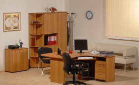 Мебель для персонала Рубин 42 Светлый миланский орех в Юрге - yurga.katalogmebeli.com | фото 2