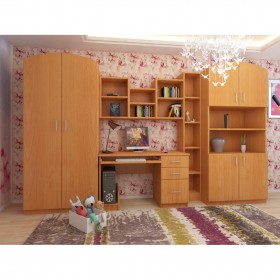 Детская Мишутка Комплект мебели (Вишня оксфорд) в Юрге - yurga.katalogmebeli.com | фото