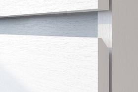 Модульная система "Токио" Тумба прикроватная Белый текстурный / Белый текстурный в Юрге - yurga.katalogmebeli.com | фото 4