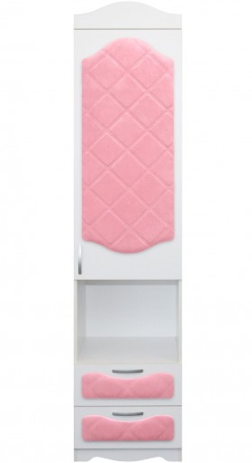Пенал с ящиками серии Иллюзия 36 Светло-розовый в Юрге - yurga.katalogmebeli.com | фото