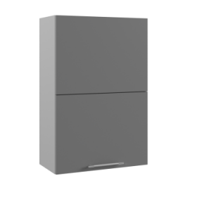 Ройс ПГПМ 600 Шкаф верхний Blum Aventos HF (Графит софт/корпус Серый) в Юрге - yurga.katalogmebeli.com | фото