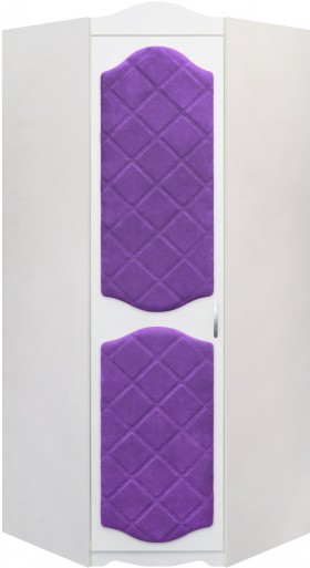 Шкаф угловой Иллюзия 32 Фиолетовый в Юрге - yurga.katalogmebeli.com | фото