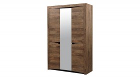 Шкаф для одежды "Лючия" (3-х дв.) (кейптаун/зеркало) в Юрге - yurga.katalogmebeli.com | фото