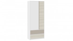 Шкаф для одежды комбинированный «Сканди» Дуб Гарден/Белый/Глиняный серый в Юрге - yurga.katalogmebeli.com | фото