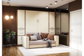 Шкаф-кровать с диваном Злата в Юрге - yurga.katalogmebeli.com | фото