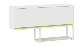 Шкаф навесной «Сканди» Дуб Гарден/Белый/Зеленый в Юрге - yurga.katalogmebeli.com | фото 1