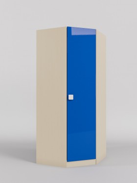 Шкаф угловой (угловая секция) Скай люкс (Синий/корпус Клен) в Юрге - yurga.katalogmebeli.com | фото