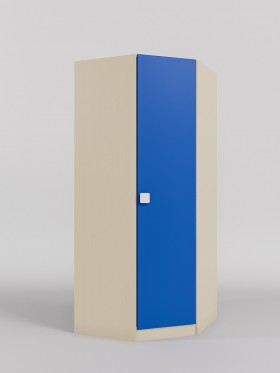 Шкаф угловой (угловая секция) Скай (Синий/корпус Клен) в Юрге - yurga.katalogmebeli.com | фото