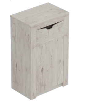 Тумба с дверцей и ящиком Соренто Дуб бонифаций/Кофе структурный матовый в Юрге - yurga.katalogmebeli.com | фото 1