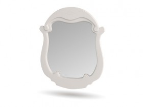 Зеркало настенное Мария (Белый глянец) в Юрге - yurga.katalogmebeli.com | фото